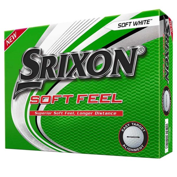 Srixon 2021 Soft Feel Golf Ball-White-Dozen 10299483